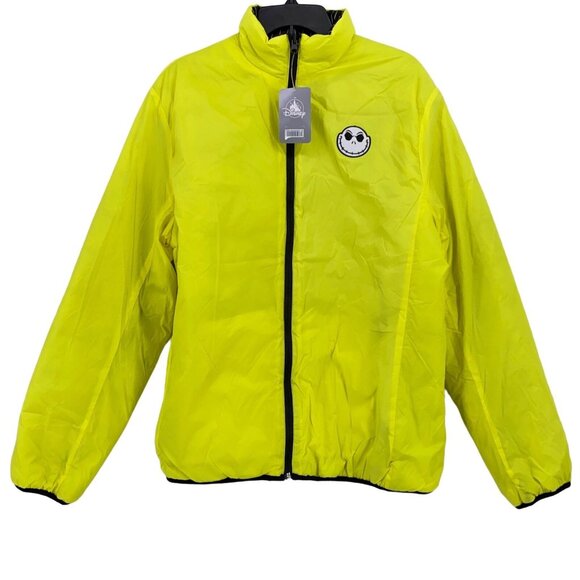 Disney Nightmare Before Christmas Jack Skellington Reversible Puffer Jacket Mens - Picture 4 of 6